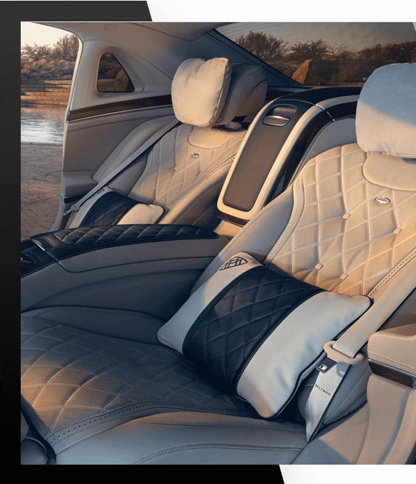 Les sièges comfortables des mercedes de HLS Limousine, Limousine Genève