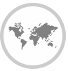 Logo transaprent de la carte du monde